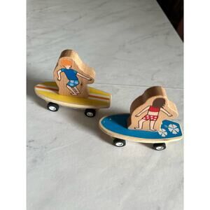 Jack Rabbit Creation Pull Back Surfer kids boy girl bamboo cars hang ten